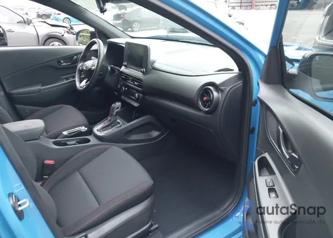 2022 Hyundai Kona N Line из США, поврежденный, VIN KM8K33A34NU803111